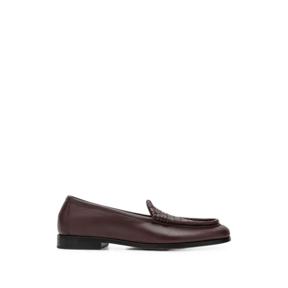 Bottega Veneta Women Silenzio Leather Loafers